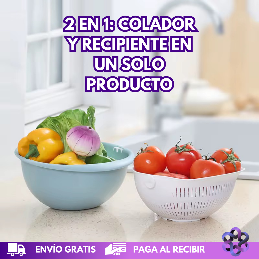 Bowl Escurridor Giratorio 🥗