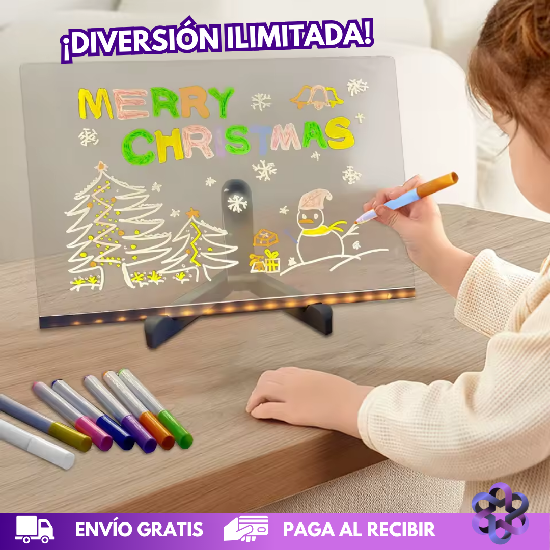 Pizarra Neón 🖍️🎨