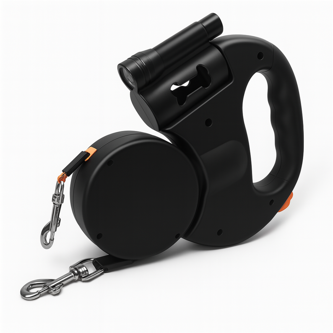 Correa Retráctil Doble🐕🦺🐩