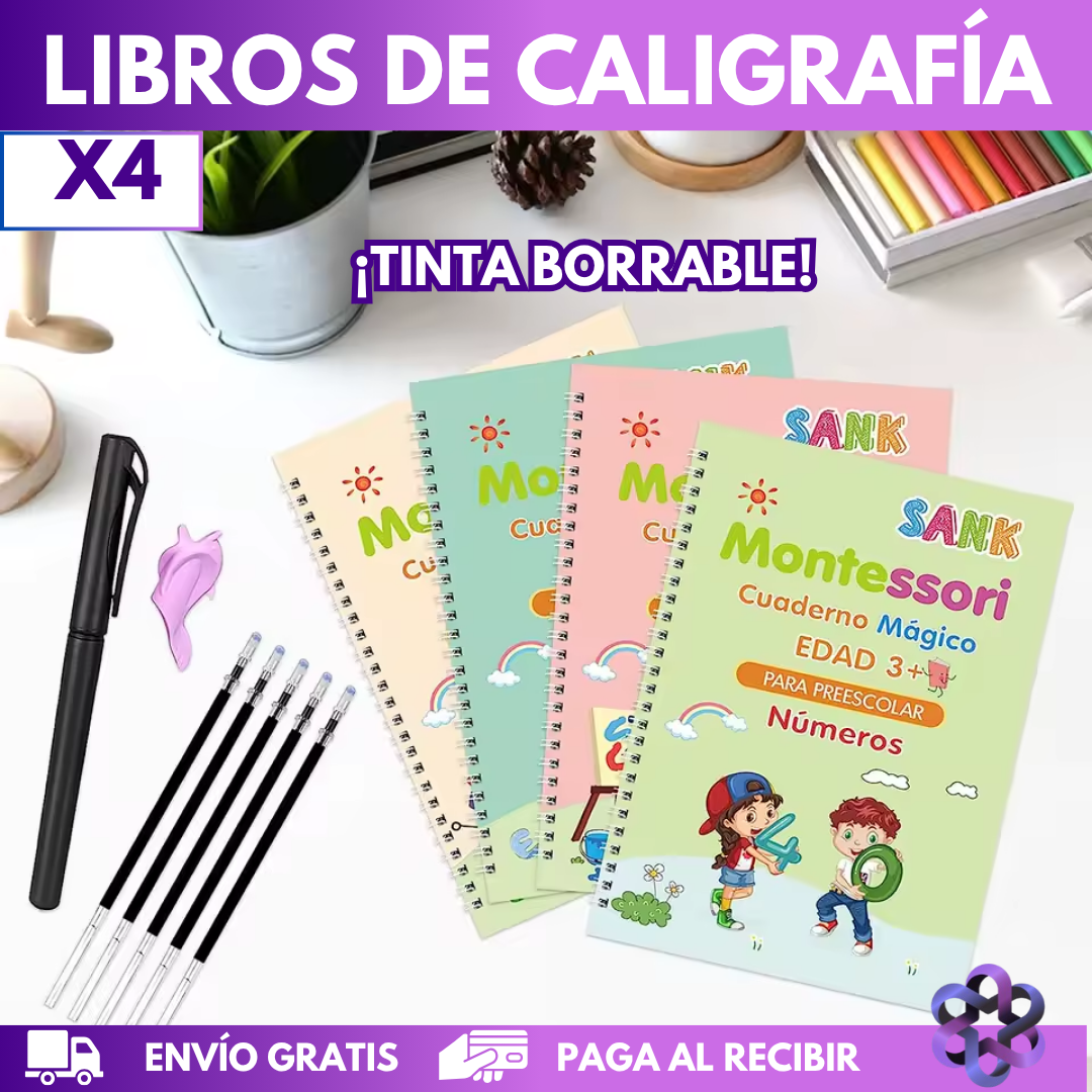 Libros de Caligrafía para niños 🧒🏻📚