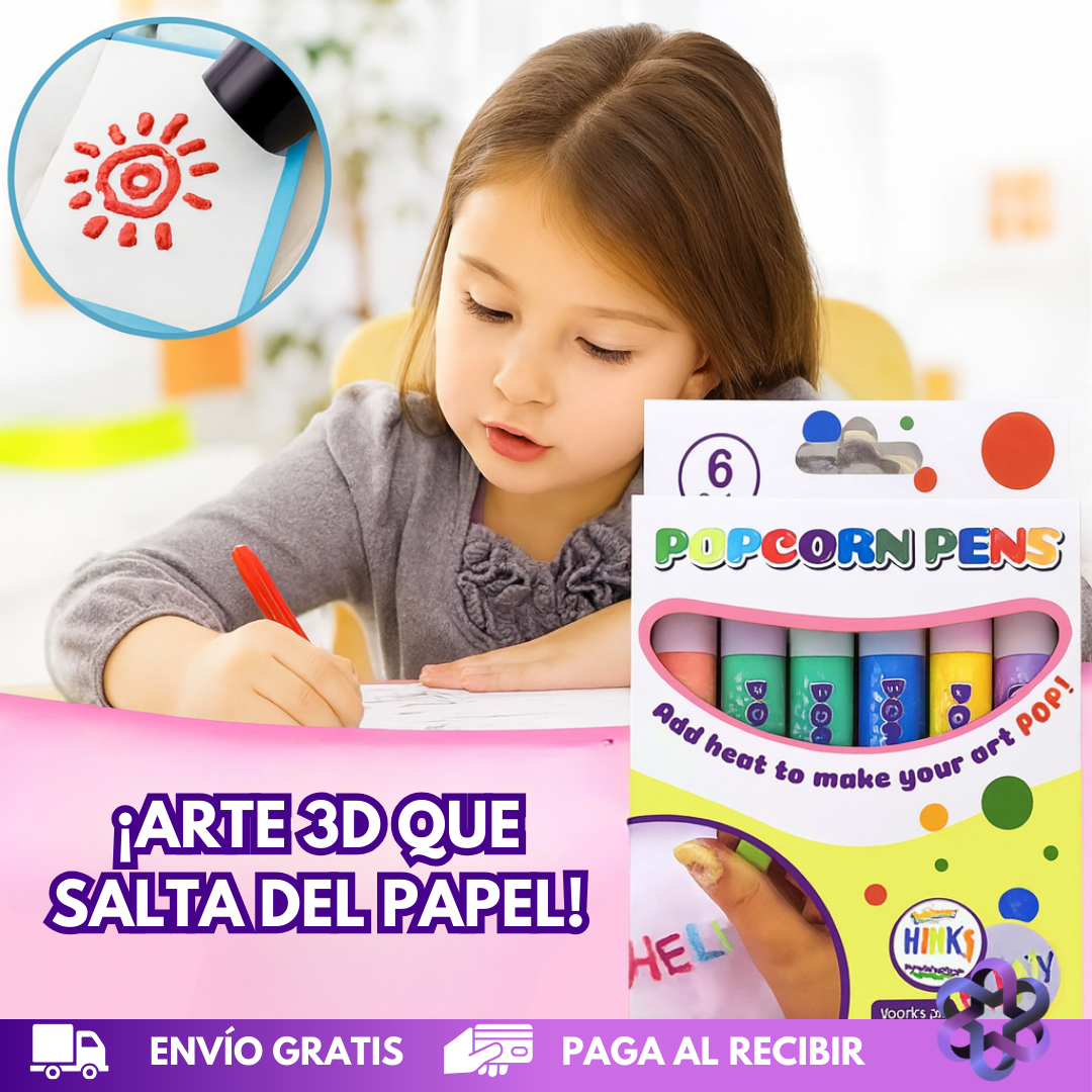 Marcadores Puffy 3D 🎨🖍️