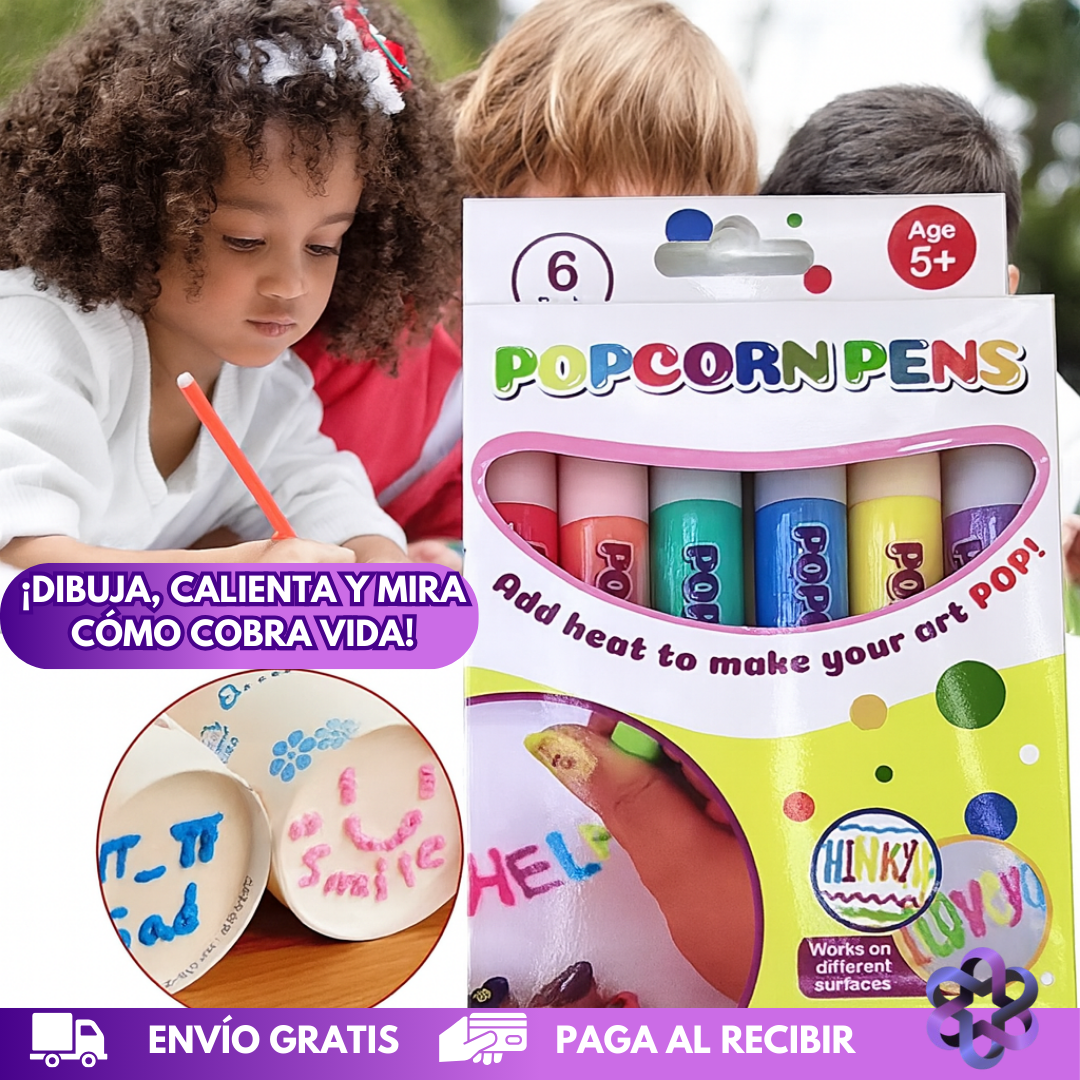 Marcadores Puffy 3D 🎨🖍️