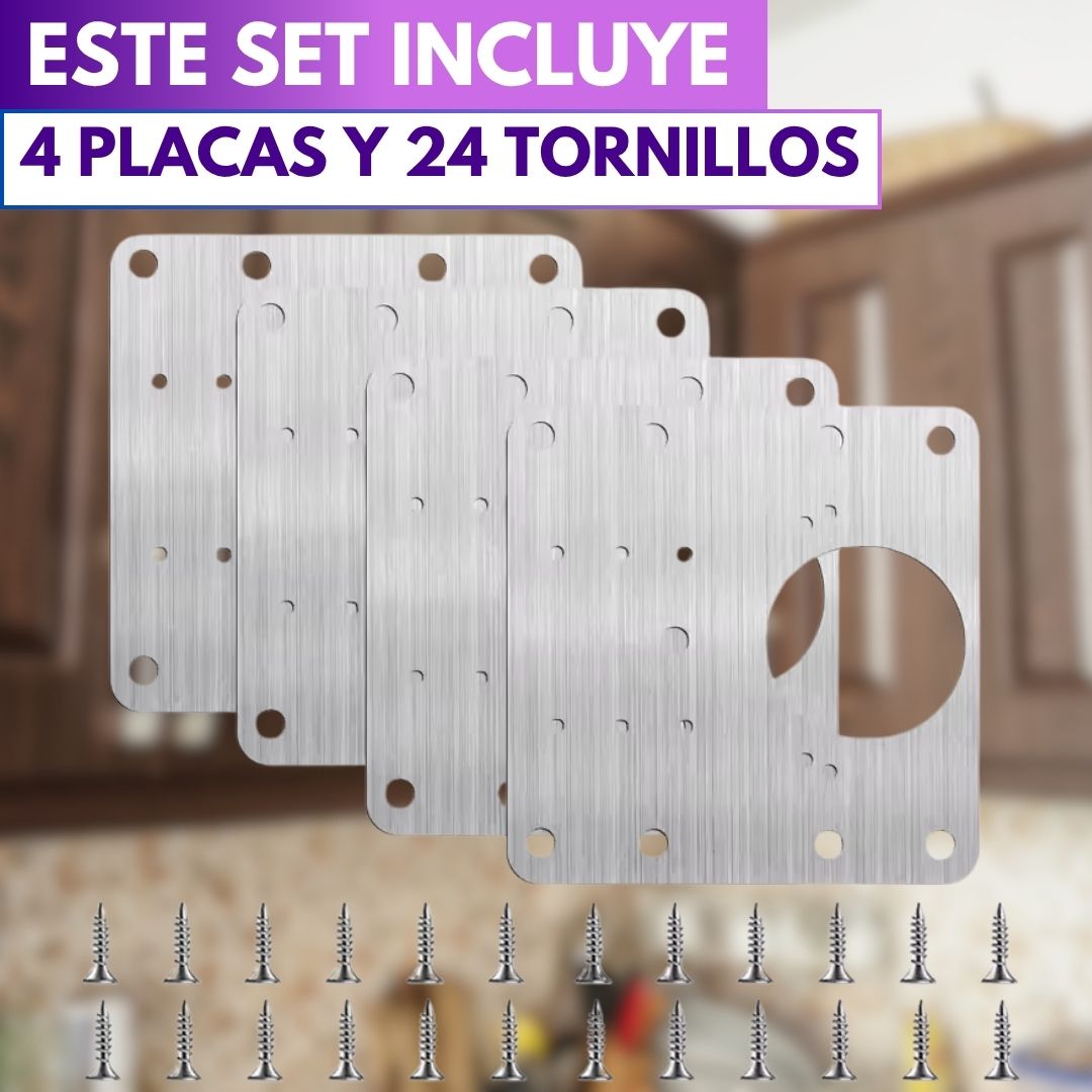 Placa repara bisagras 🚪 Ordena 2 Recibe 4 🎁