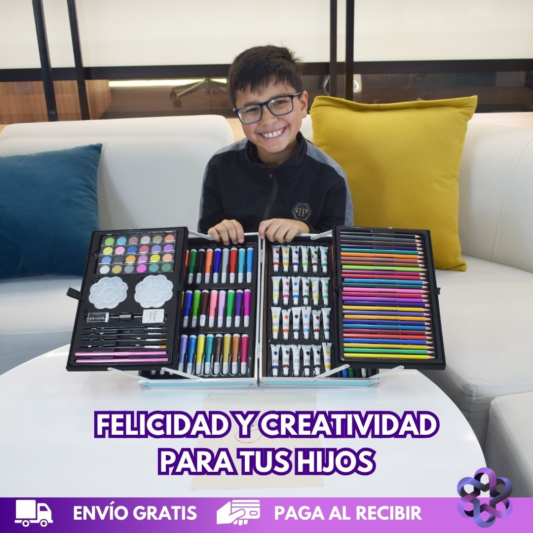 Set de Arte 🎨+145 Piezas🌈
