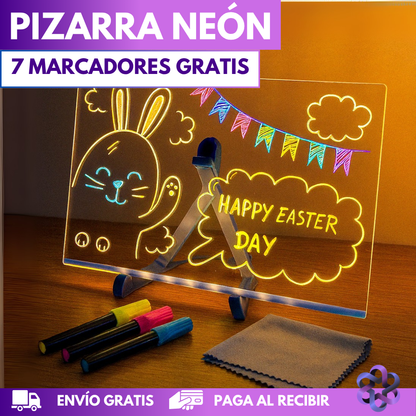 Pizarra Neón 🖍️🎨