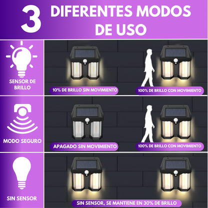 Lámpara Solar para Exteriores