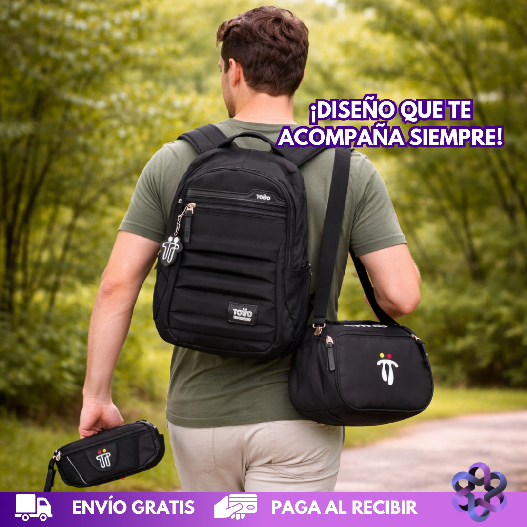 Bolso Totto Promo 3x1 🧳✨