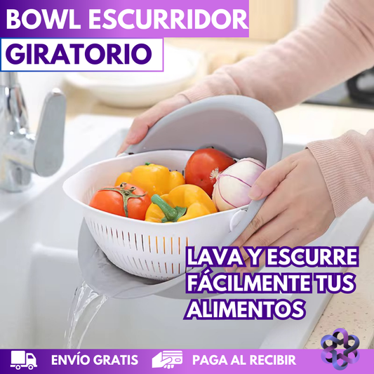 Bowl Escurridor Giratorio 🥗
