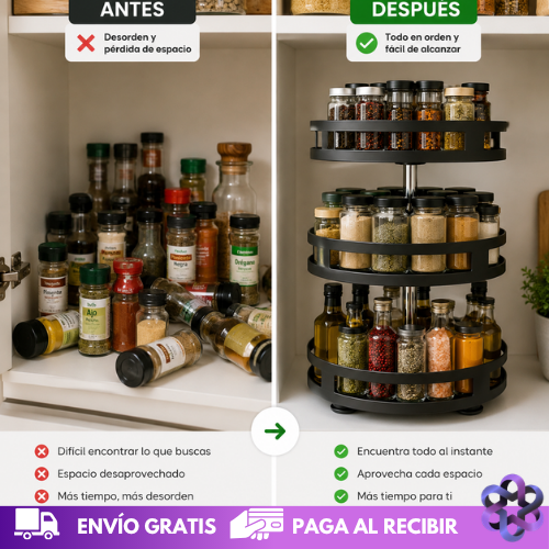 Organizador giratorio🧴🍶