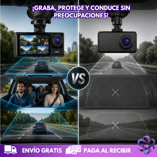 Camara 3 en 1 para carro🚗📹