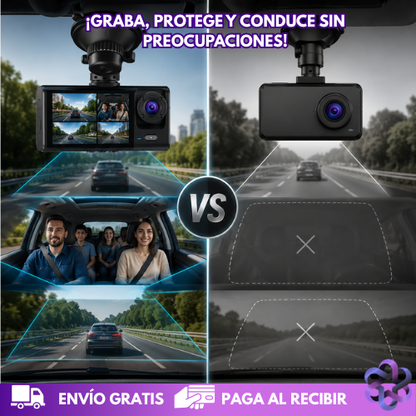 Camara 3 en 1 para carro🚗📹