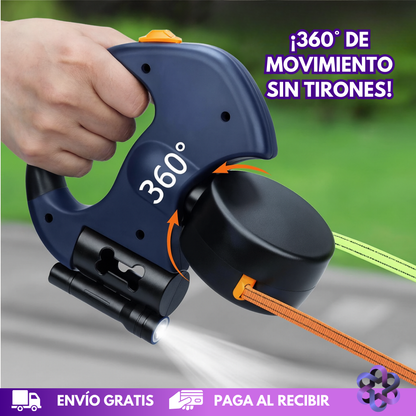 Correa Retráctil Doble🐕‍🦺🐩