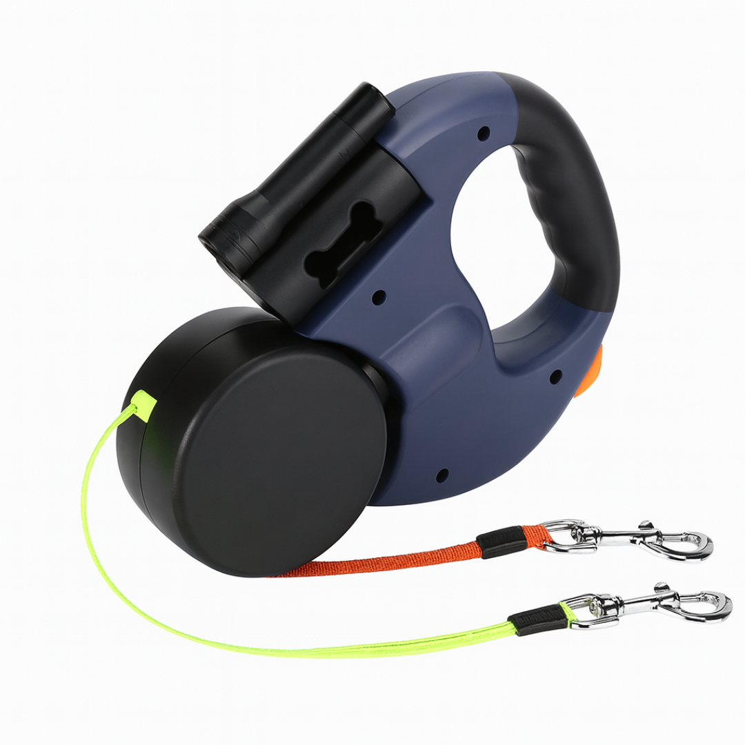 Correa Retráctil Doble🐕‍🦺🐩
