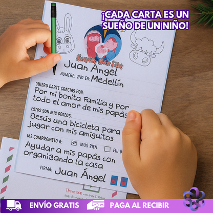 Kit Carta De Navidad 📝🎇