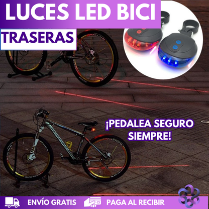 Luces Led Bici Traseras🚨🚲