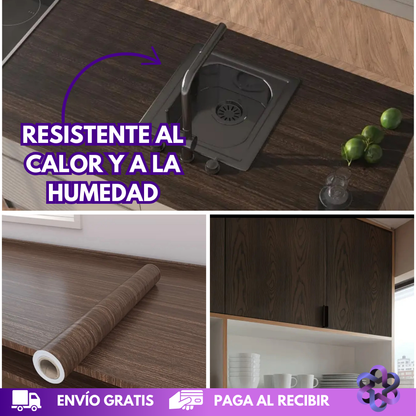 Película Adhesiva Madera 🎁3M Recibe 10 Metros🎁