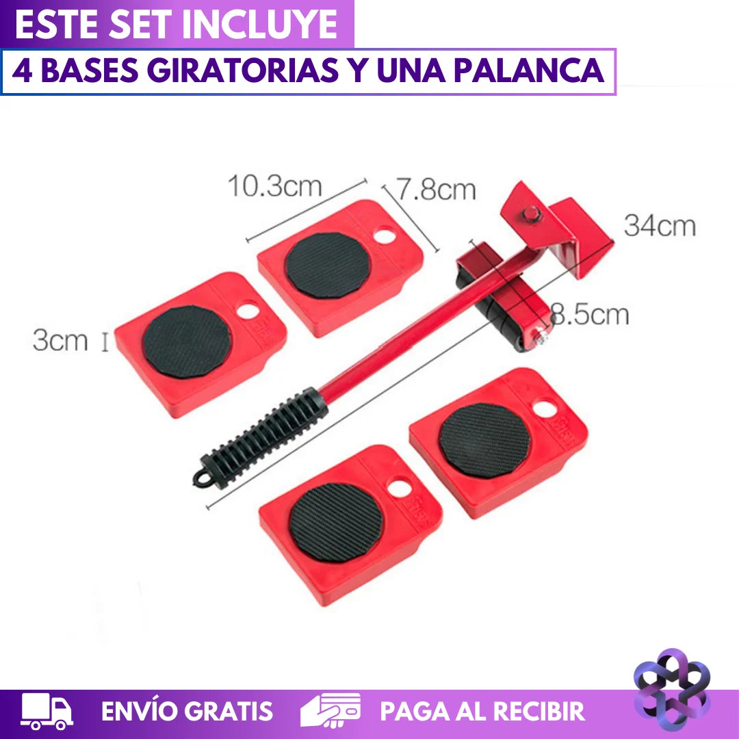 Set de Bases Móviles Promo 🎁5 en 1🎁