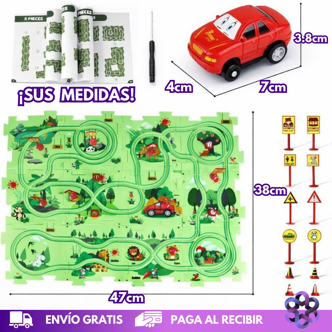 Pista Armable De Carrito🚗