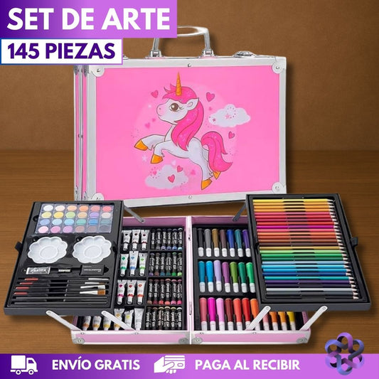 Set de Arte 🎨+145 Piezas🌈