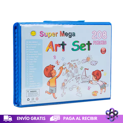 Set de Arte 208 Piezas 🖍️🎨