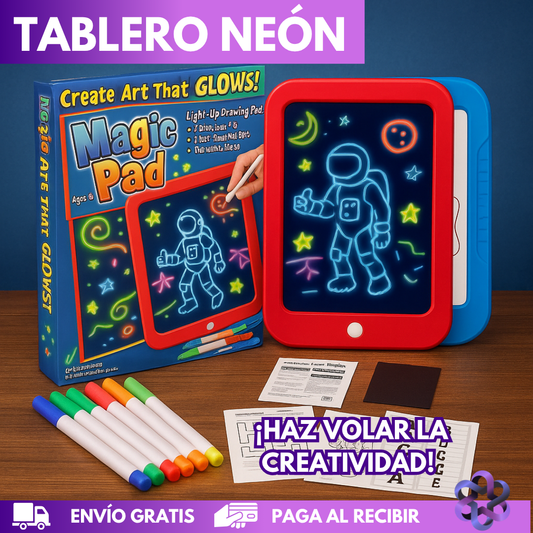 Tablero Neón 🧒🏻🎨