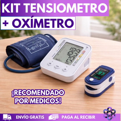 Kit Tensiómetro + Oxímetro🩺