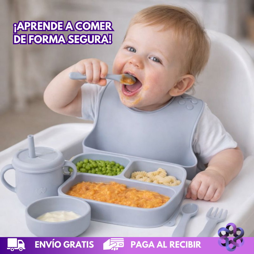Set en Silicona👶🏼🍽️