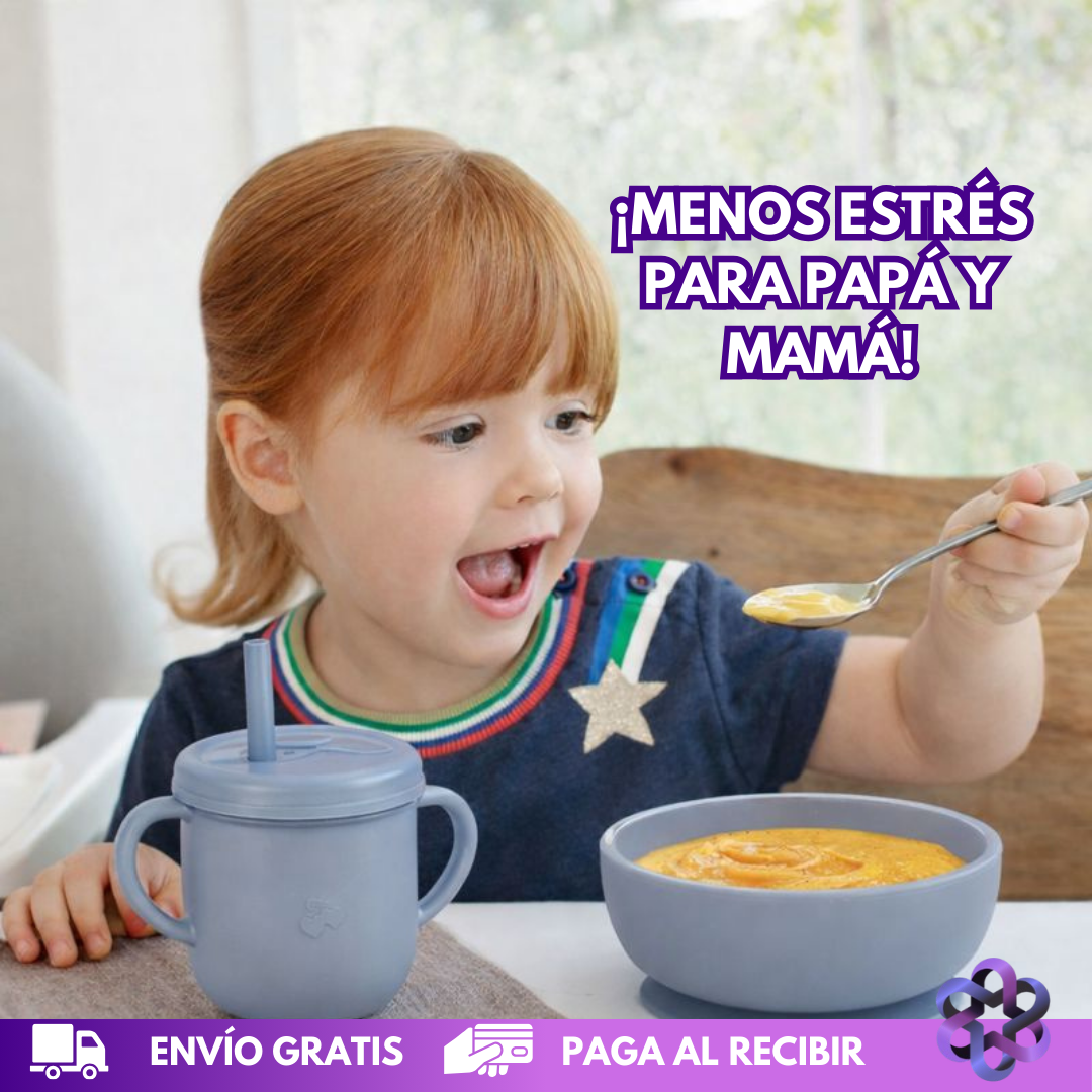 Set en Silicona👶🏼🍽️